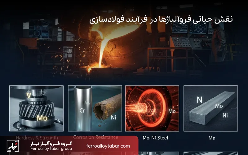 نقش حیاتی فروآلیاژها در فرآیند فولادسازی