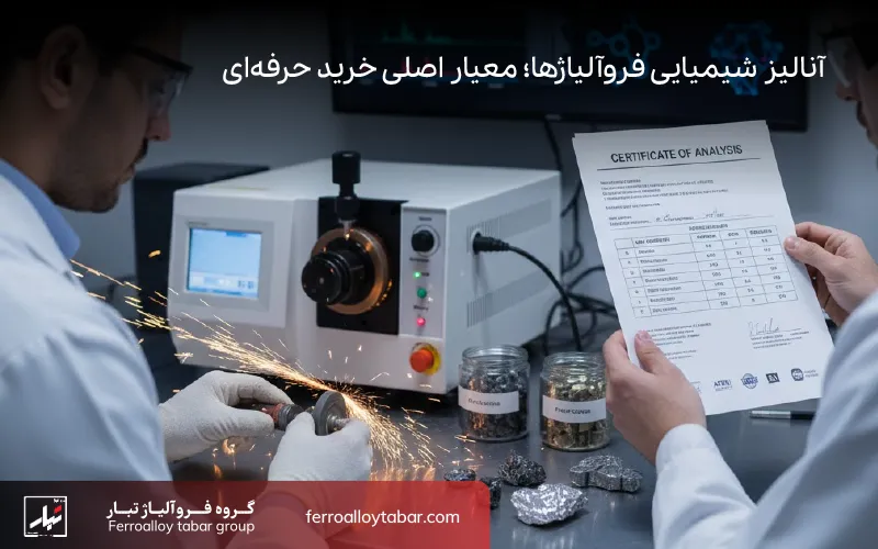 آنالیز شیمیایی فروآلیاژها؛ معیار اصلی خرید حرفه‌ای