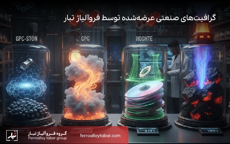 گرافیت‌های صنعتی عرضه‌شده توسط فروآلیاژ تبار